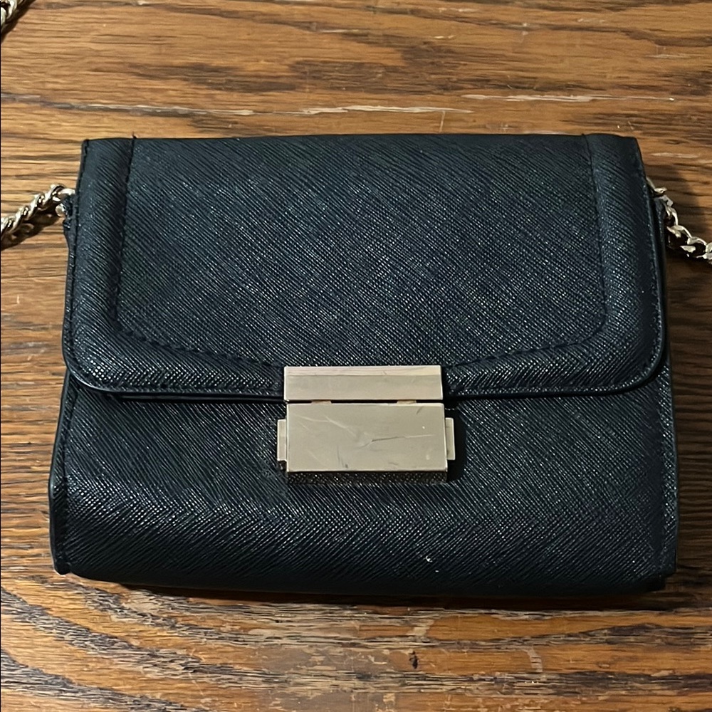 H&M Black Leather Crossbody Bag